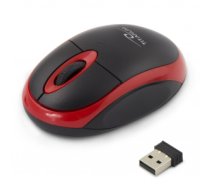 Datorpele Titanum TM116E Wireless 3D mouse 2.4GHZ Black / Red