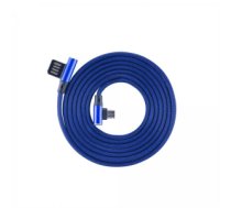 Kabelis Sbox USB->Micro USB 90 M/M 1.5m USB-MICRO-90BL blueberry blue