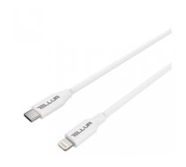 Kabelis Tellur Data cable, Apple MFI Certified, Type-C to Lightning, 1m white