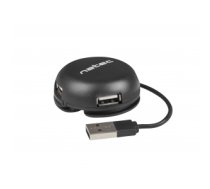 USB hub NATEC Bumblebee USB 2.0 480 Mbit/s Black
