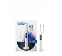 Elektriskā zobu birste Oral-B | Electric Toothbrush | iO8 Series | Rechargeable | For adults | Number of brush heads included 1 | Number of teeth brushing modes 6 | White Alabaster