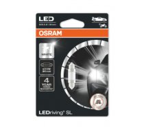 Autospuldze OSRAM LED spuldzes 0,5W 12V LED LAMPA, 1gb. 6000K,36MM (6418) OSRAM O6418DWP-01B