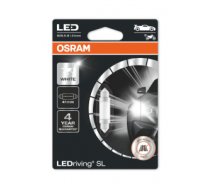 Autospuldze OSRAM LED spuldzes 1W 12V LED LAMPA, 1gb. 6000K, 6411(41mm) OSRAM O6413DWP-01B
