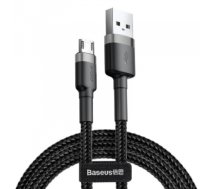 Kabelis Baseus Cafule Micro USB cable 1.5A 2m (Gray + Black)