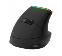 Datorpele Wireless Vertical Mouse Delux M618DB BT4.0 + 2.4Ghz 4000DPI RGB