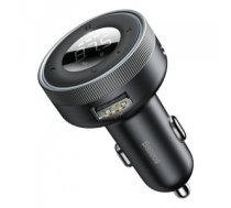 FM modulators Baseus Enjoy Car Wireless MP3 Charger, Bluetooth 5.0, microSD, AUX (black)