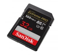 Atmiņas karte Memory card SANDISK EXTREME PRO SDHC 32GB 100/90 MB/s UHS-I U3 (SDSDXXO-032G-GN4IN)