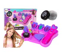 Hair Styling Kit Straightener with Coloured Chalks for Strands + Hair accessories