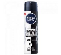 Vīriešu dezodorants Dezodorants izsmidz. Nivea Black&White vīr.150ml