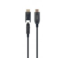 Kabelis Cable AOC High Speed HDMI with ethernet 30 m with adapter D/A