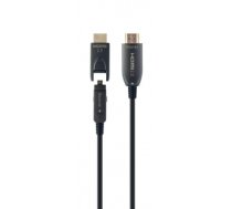 Kabelis Cable AOC High Speed HDMI with ethernet 50 m with adapter D/A