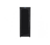 Korpuss serverim Installation cabinet rack 19 42U 800x800 black, glass door LCD (Flat pack)