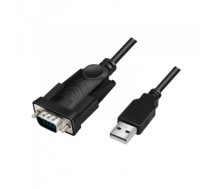 Kabelis USB adapter to DB9 port, black, 1.5m