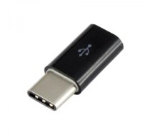 Kabelis Sbox Micro USB 2.0 F. -> TYPE C M. black AD.USB-C B