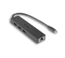 USB hub i-tec USB-C Slim 3-port HUB z adapterem Gigabit