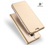 Maciņš Dux Ducis Premium Magnet Case Grāmatveida Maks Telefonam Apple iPhone XS Max Zeltains