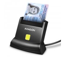 Atmiņas karšu lasītājs AXAGON CRE-SM4N Smart card reader USB 1.3m ca