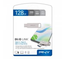 USB atmiņas karte Pendrive 128GB USB 3.2 Duo-Link P-FDI128DULINKTYC-GE