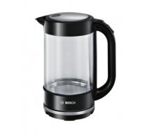 Tējkanna Bosch TWK70B03 electric kettle 1.7 L 2400 W Black, Transparent