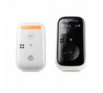 Motorola | Audio Baby Monitor | PIP11 | Backlit LCD display; Backlit LCD display; Night light; Room temperature monitoring; Adjustable C° and F° temperature reading; Two-way talk; Rechargeable parent unit; DECT Wireless Technology | White/Black