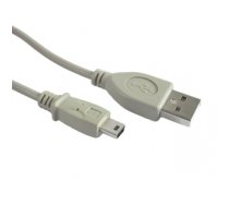 Kabelis Cable Mini USB 2.0 CANON 5pin 1.8m gray