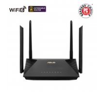 Rūteris Wireless AX1800 Dual Band Gigabit Router | RT-AX53U | 1201+600 Mbit/s | Ethernet LAN (RJ-45) ports 4 | Mesh Support No | MU-MiMO Yes | No mobile broadband | Antenna type  External antenna x 4 | 36 month(s)