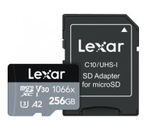 Atmiņas karte MEMORY MICRO SDXC 256GB UHS-I/W/A LMS1066256G-BNANG LEXAR