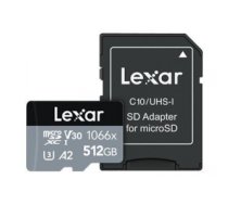 Atmiņas karte MEMORY MICRO SDXC 512GB UHS-I/W/A LMS1066512G-BNANG LEXAR