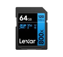 Atmiņas karte MEMORY SDXC 64GB UHS-I/LSD0800064G-BNNNG LEXAR