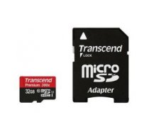 Atmiņas karte MEMORY MICRO SDHC 32GB W/ADAPT/CLASS10 TS32GUSDU1 TRANSCEND