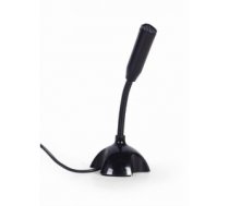 Mikrofons MICROPHONE DESKTOP BLACK/MIC-DU-02 GEMBIRD