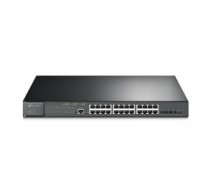 Komutators (Switch) Switch|TP-LINK|Omada|TL-SG3428XMP|Type L2+|Rack|4xSFP+|1xConsole|1|PoE+ ports 24|384 Watts|TL-SG3428XMP