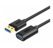 Kabelis UNITEK Y-C456GBK USB cable 0,5 m USB 3.2 Gen 1 (3.1 Gen 1) USB A Black