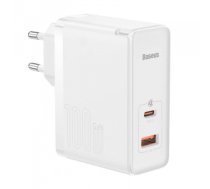 Tīkla lādētājs Baseus GaN5 Pro Adapteris / Lādētājs USB-C / USB / 100W / 1m kabelis