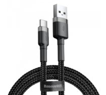Kabelis Baseus Cafule USB-C cable 2A 3m (Black+Gray)