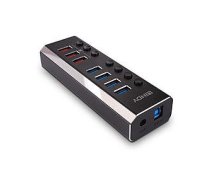 USB hub I/O HUB USB3 4PORT+3CHARGE/43371 LINDY