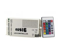 RGB LED kontrolieris ar mūzikas uztvērēju