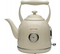 Tējkanna Gorenje | Kettle | K17CLIN | Electric | 2000 W | 1.7 L | Plastic/Metal | 360° rotational base | Ivory