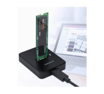 Dokstacija Gembird Desktop USB Type-C M.2 SATA & NVME SSD Drive Docking Station