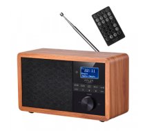 Portatīvais radio Adler | Radio DAB+ Bluetooth | AD 1184 | Alarm function | Black/Brown