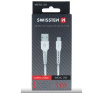 Kabelis Swissten Basic Fast Charge 3A Micro USB Datu un Uzlādes Kabelis 1m Balts