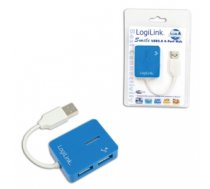 Logilink | USB 2.0 Hub 4-Port, Smile, Blue