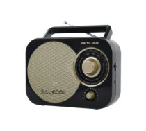 Portatīvais radio Muse | Portable radio | M-055RB | AUX in | Black/Gold