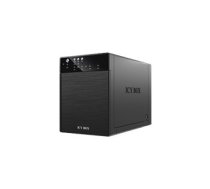 Kabelis ICY BOX  IB-3640SU3, external 4-bay JBOD system for 3,5“ SATA I/II/III HDD, USB 3.0 + eSATA, black | Raidsonic