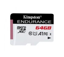 Atmiņas karte Kingston | Endurance | UHS-I U1 | 64 GB | micro SDXC | Flash memory class 10