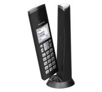 Stacionārais telefons Panasonic | Cordless | KX-TGK210FXB | Built-in display | Caller ID | Black | Conference call | Speakerphone | Wireless connection