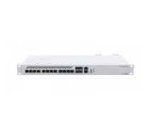 Rūteris MikroTik Cloud Router Switch 312-4C+8XG-RM with RouterOS L5, 1U rackmount Enclosure