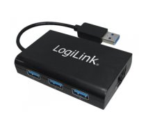 Logilink | USB 3.0 3-port Hub with Gigabit Ethernet | UA0173A