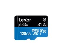 Atmiņas karte Lexar | High-Performance 633x | UHS-I | 128 GB | micro SDXC
