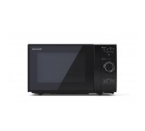 Mikroviļņu krāsns Sharp | Microwave Oven with Grill | YC-GG02E-B | Free standing | 700 W | Grill | Black